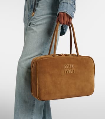 Tote Bag Beau Large aus Veloursleder | Miu Miu
