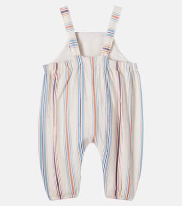 Baby Ranger striped cotton overalls | Cozmo
