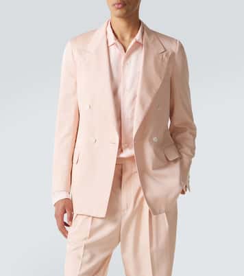 Blazer cruzado Richard de seda | Umit Benan