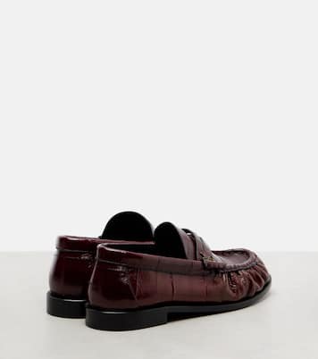 Mocasines penny Le Loafer de piel de anguila | Saint Laurent