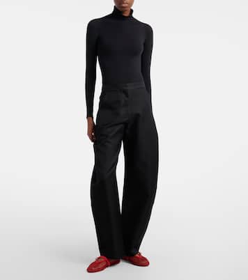 Ballerine a rete con pelle | Alaïa