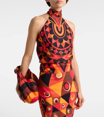 Top Manuba aus Seiden-Twill | Pucci