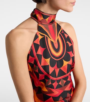 Top Manuba aus Seiden-Twill | Pucci