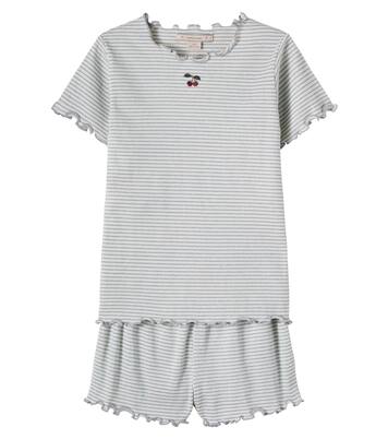 Roli striped cotton-blend T-shirt and shorts set | Konges Sløjd