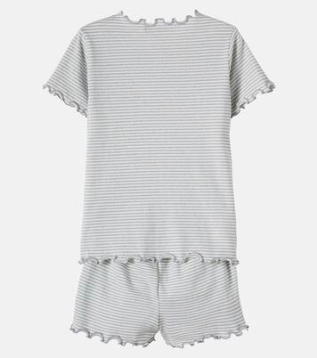 Roli striped cotton-blend T-shirt and shorts set | Konges Sløjd