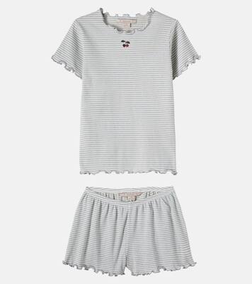 Roli striped cotton-blend T-shirt and shorts set | Konges Sløjd