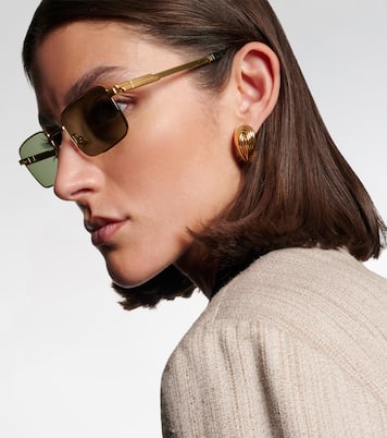 Stretch 렉탱귤러 선글라스 | Bottega Veneta