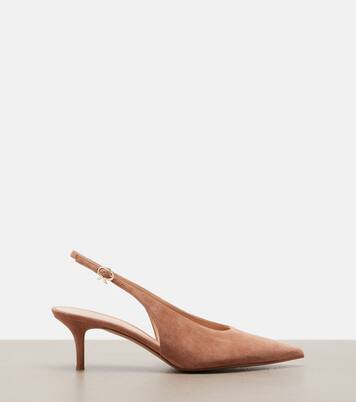 Robbie suede slingback pumps | Gianvito Rossi