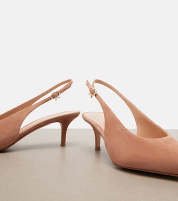 Robbie suede slingback pumps | Gianvito Rossi