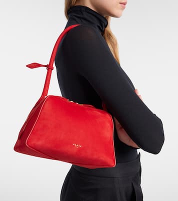 Schultertasche Le Bouledgue Small aus Veloursleder | Alaïa