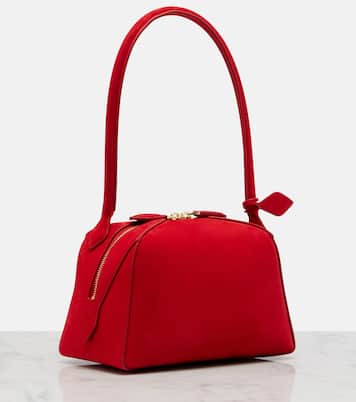 Schultertasche Le Bouledgue Small aus Veloursleder | Alaïa