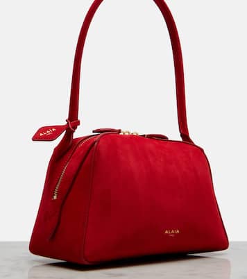 Schultertasche Le Bouledgue Small aus Veloursleder | Alaïa
