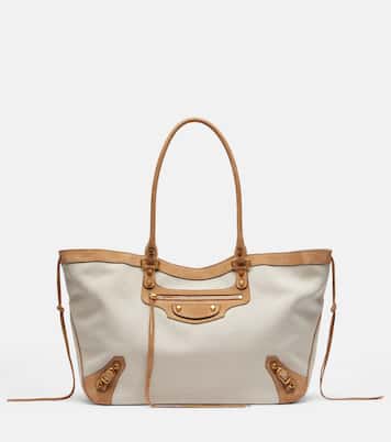 Le City Beach Medium canvas tote bag | Balenciaga