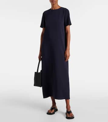 Ginza leather platform slides | The Row