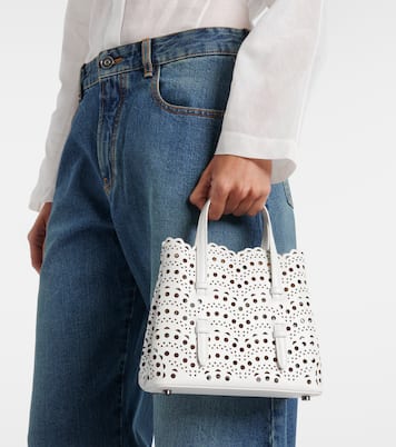 Le Mina 20 New Vienne leather tote bag | Alaïa