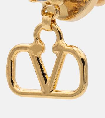 Ohrringe VLogo Signature mit Kristallen | Valentino