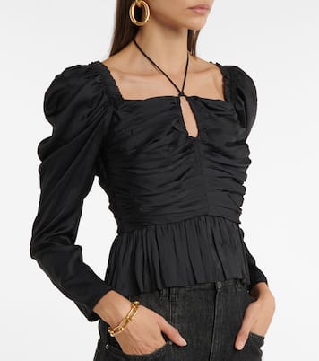 Bluse Mirelle aus Satin | Ulla Johnson