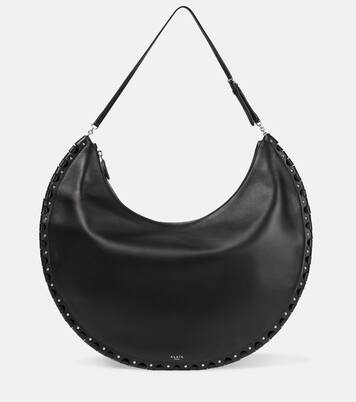 Le Demi-Lune Large leather shoulder bag | Alaïa