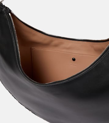 Le Demi-Lune Large leather shoulder bag | Alaïa