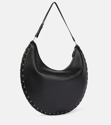 Le Demi-Lune Large leather shoulder bag | Alaïa
