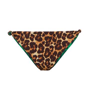 Culotte de bikini réversible Sana imprimée | Tropic of C