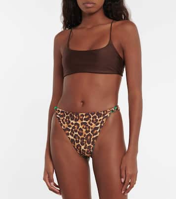 Culotte de bikini réversible Sana imprimée | Tropic of C