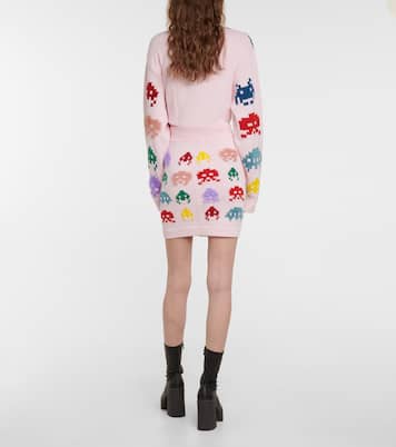 Minifalda de punto en mezcla de lana | Stella McCartney