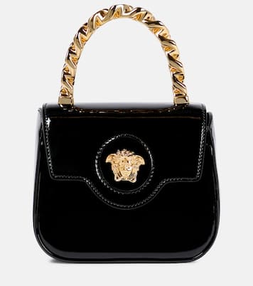 Tote Bag La Medusa Mini aus Lackleder | Versace