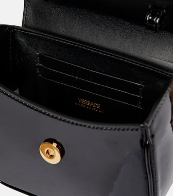 Tote Bag La Medusa Mini aus Lackleder | Versace