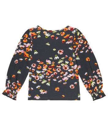Raina floral cotton-blend jersey top | Molo
