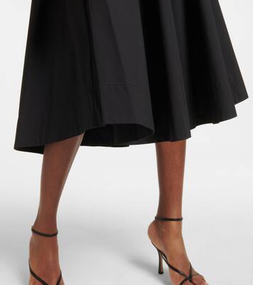 Robe midi Poplin Power à encolure bardot | Dorothee Schumacher