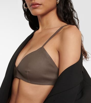 Bralette Sierra aus Leder | The Mannei