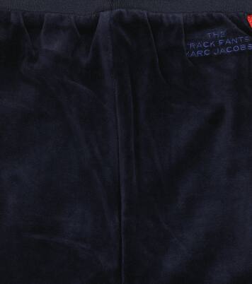 Logo velour sweatpants | Marc Jacobs Kids