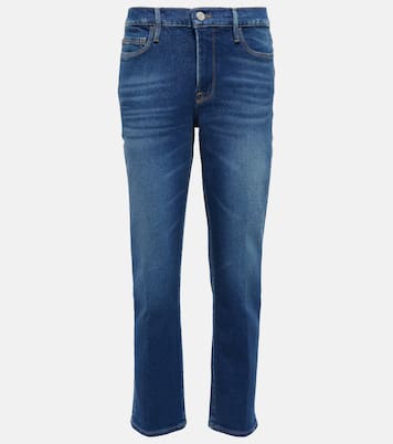 Mid-Rise Straight Jeans Le Nouveau | Frame