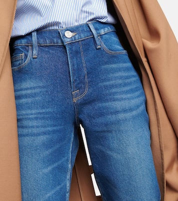 Mid-Rise Straight Jeans Le Nouveau | Frame