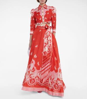 Hemd High Tide aus Leinen und Seide | Zimmermann