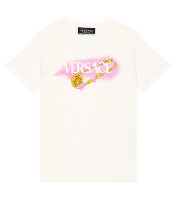 Safety Pin cotton jersey T-shirt | Versace Kids