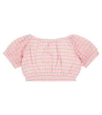 Alma striped seersucker top | Paade Mode