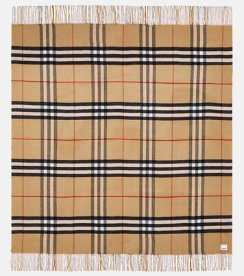 Burberry Check wool and cashmere throw | Burberry