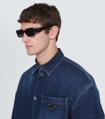 Eckige Sonnenbrille Symbole | Prada