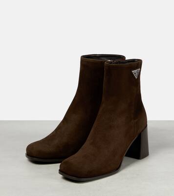 Suede ankle boots | Prada