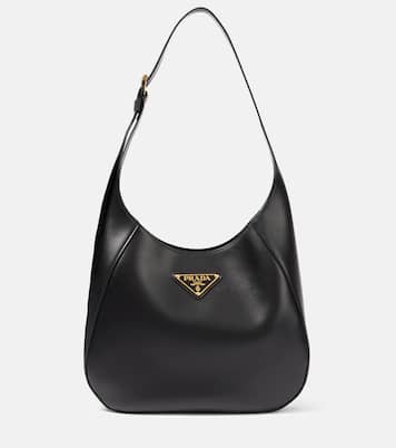 City Medium leather shoulder bag  | Prada