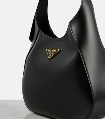 City Medium leather shoulder bag  | Prada