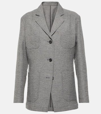 Fitted wool-blend blazer | Toteme