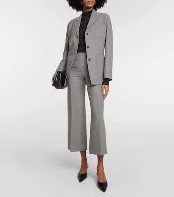 Fitted wool-blend blazer | Toteme