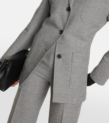 Fitted wool-blend blazer | Toteme