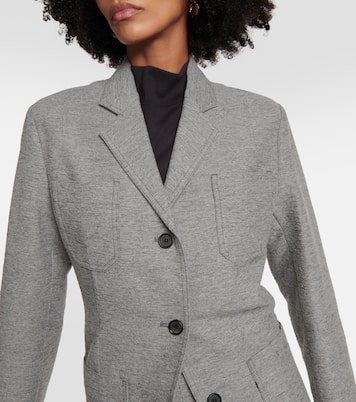 Fitted wool-blend blazer | Toteme