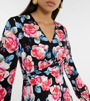 Bedrucktes Maxikleid Monika aus Satin | Diane von Furstenberg