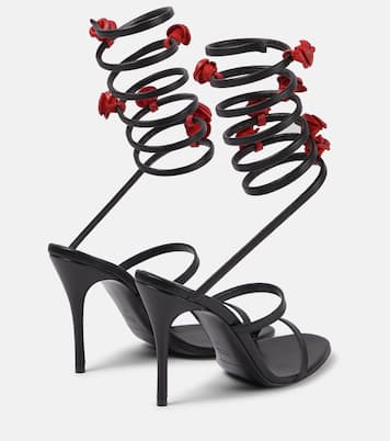 Verzierte Sandalen aus Satin | Magda Butrym