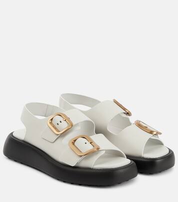 Gomma leather sandals | Tod's